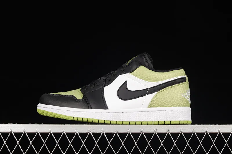 All categories Air Jordan Jordan series basketball shoes Air Jordan 1 Low Air Jordan 1 Low AJ1 Joe 1 Green Snake Low-top cultural basketball shoes DX4446-301